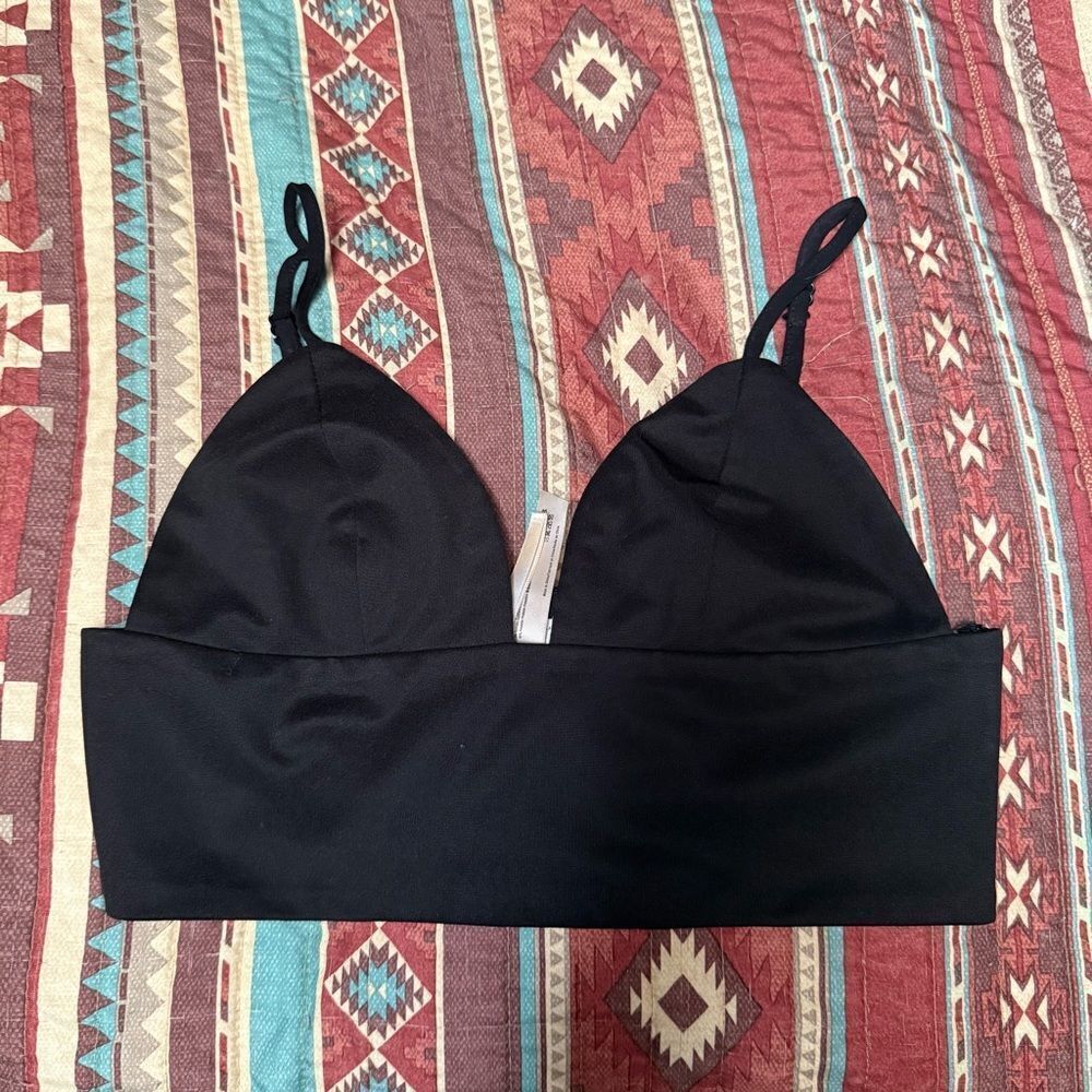 Urban outfitters black crop tank top size small